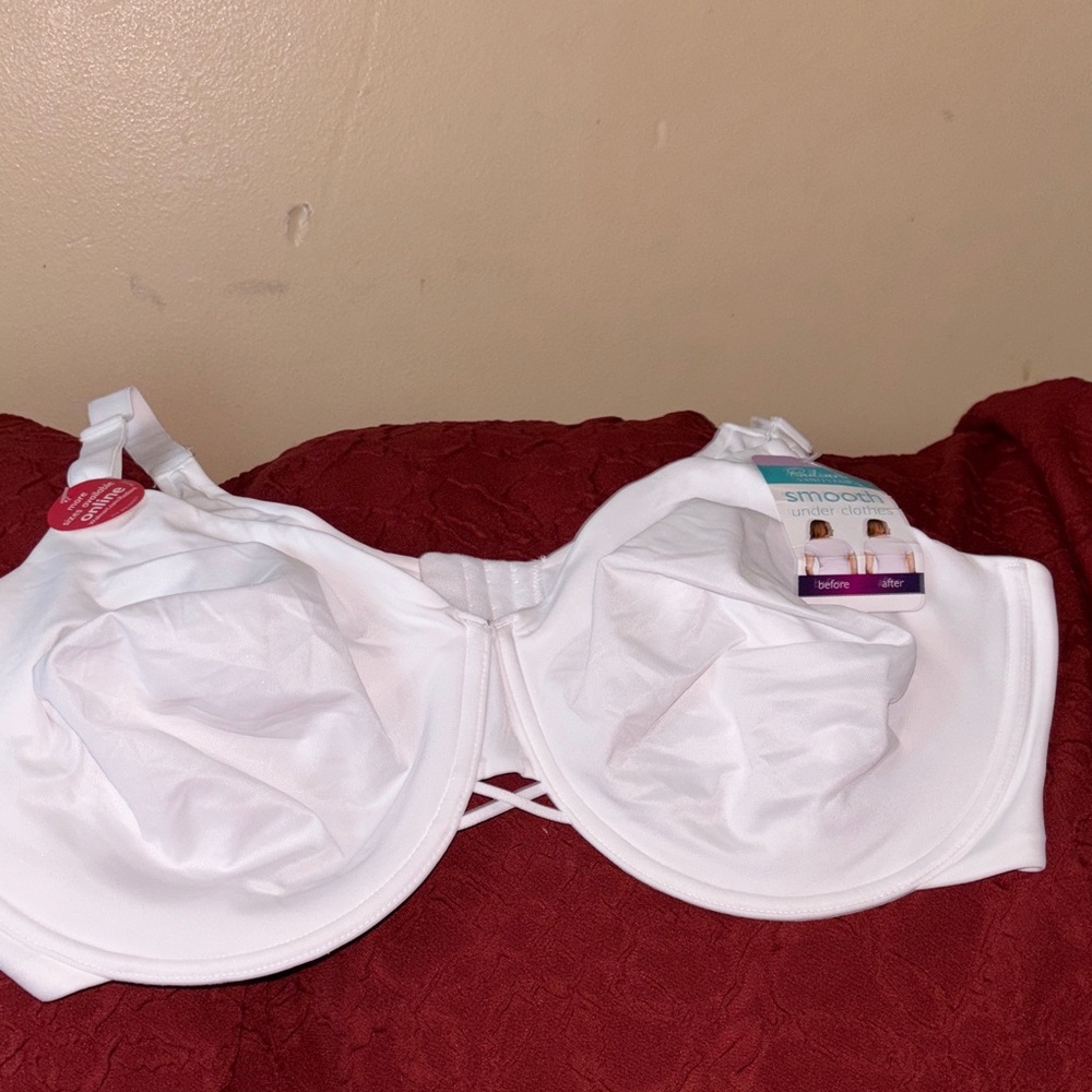 Vanity Fair Smooth White Bra 44DD NWT ⭐️